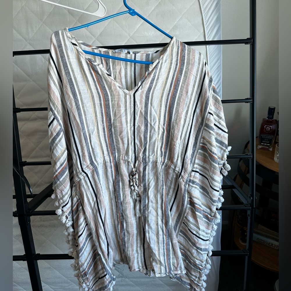 Tassel swim coverup